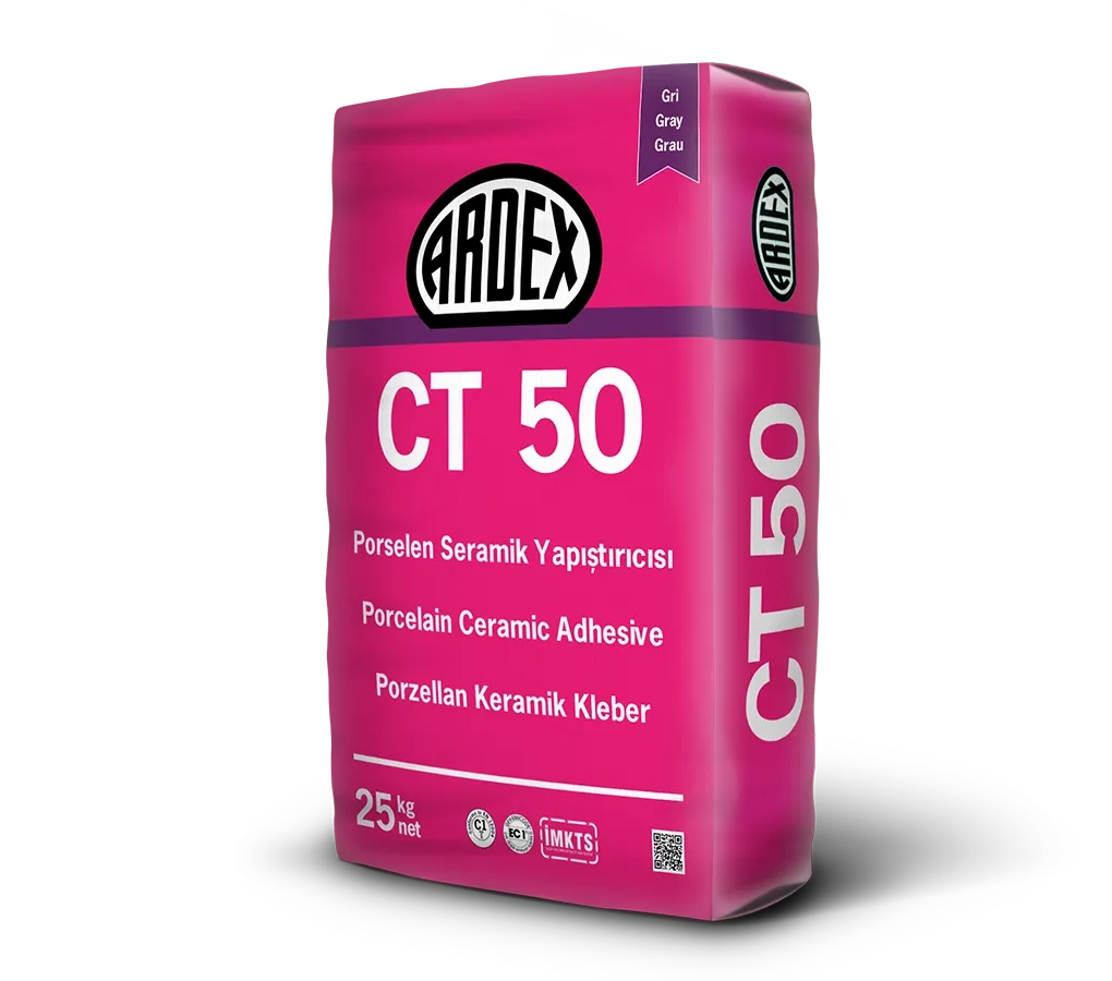 ARDEX CT 50 Seramik-Porselen Karo Yapıştırıcısı (C2 TE) - 25 KG