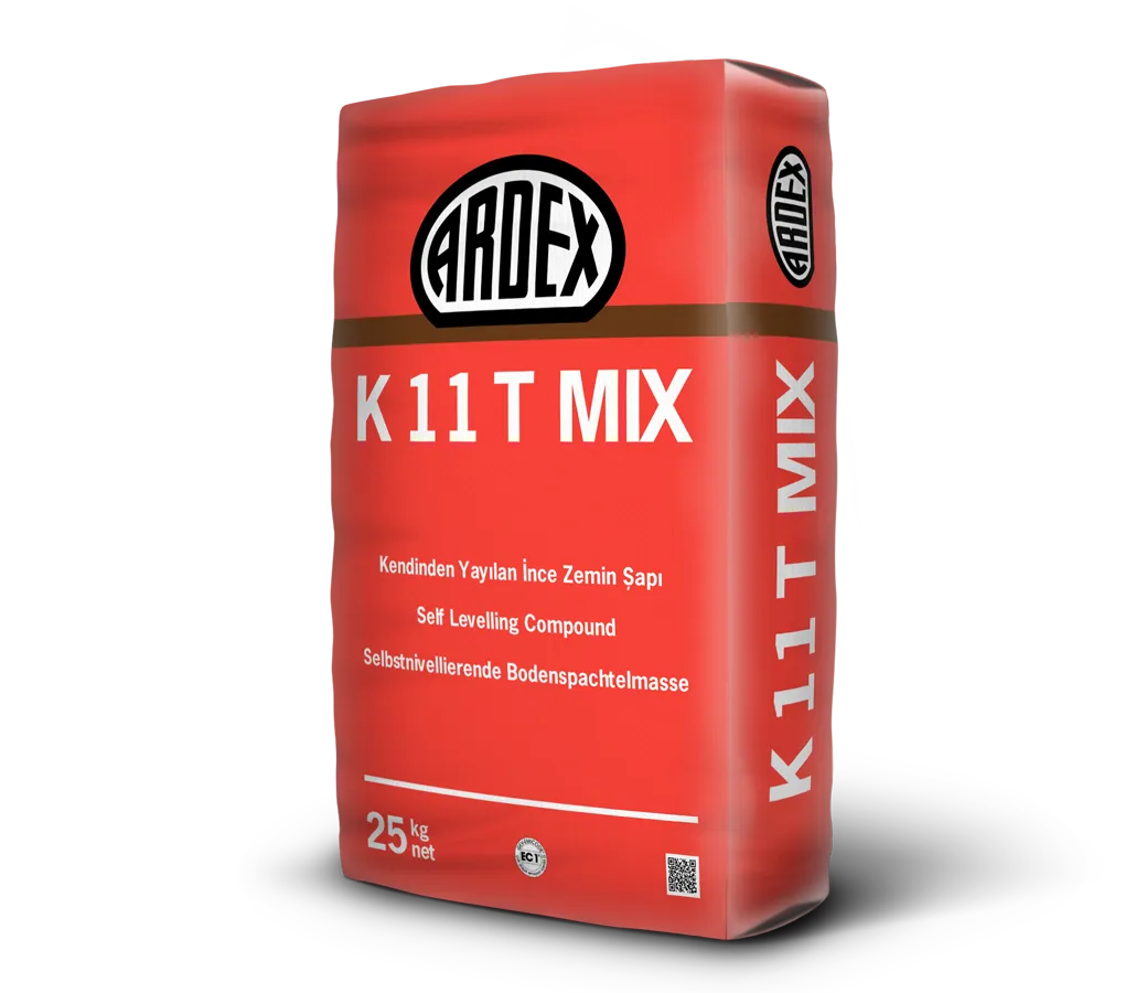 ARDEX K 11 T MIX Kendinden Yayılan İnce Zemin Şapı (3-20 mm Kalınlık ) - 25 KG