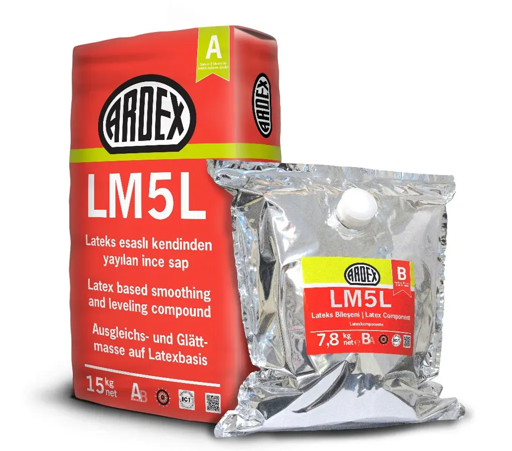 ARDEX LM 5 L Lateks Esaslı Kendiliğinden Yayılan Hafif Zemin Şapı