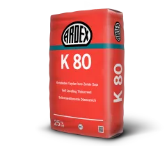 ARDEX K 80 Kendinden Yayılan Yüksek Mukavemetli İnce Şap (5-50 mm Kalınlık) - 25 KG