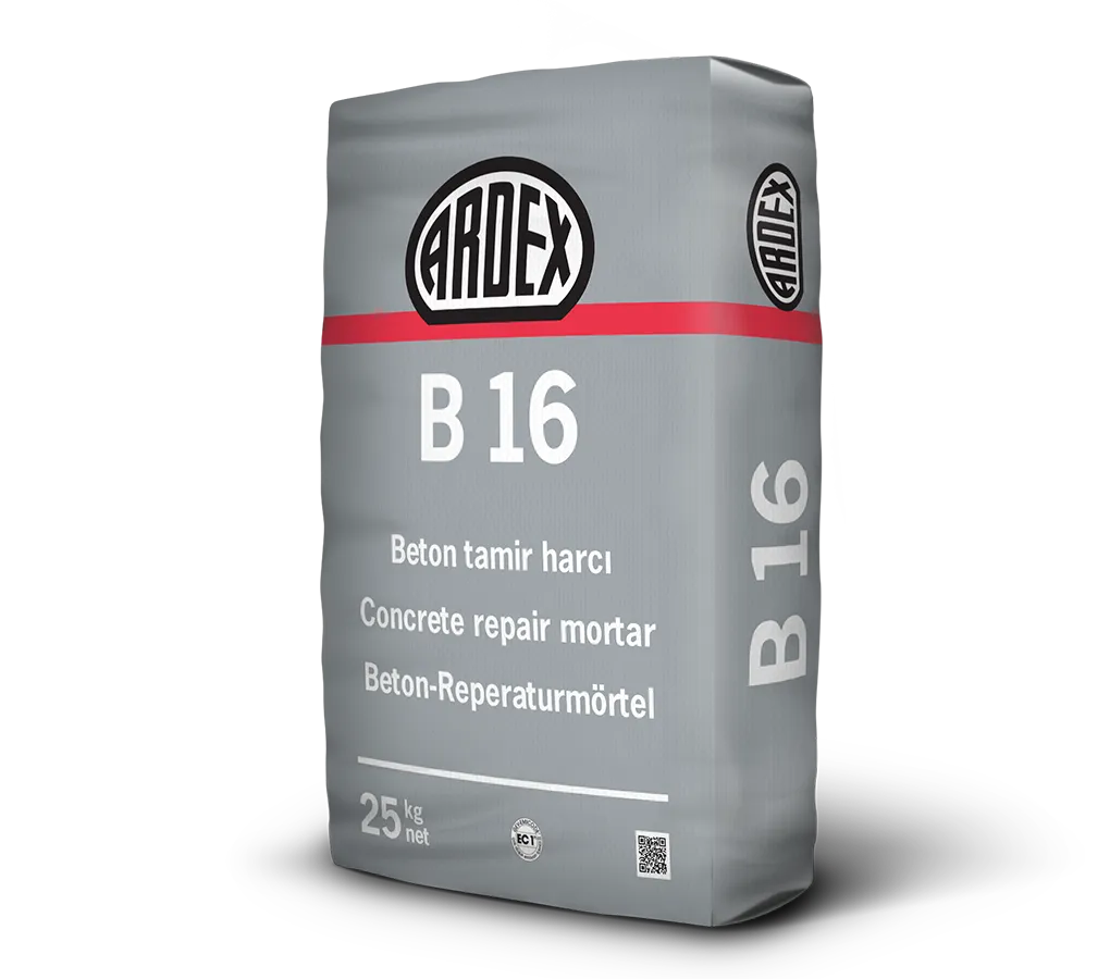 ARDEX B 16 Korozyon Önleyici Yapısal Tamir Harcı - 25 KG
